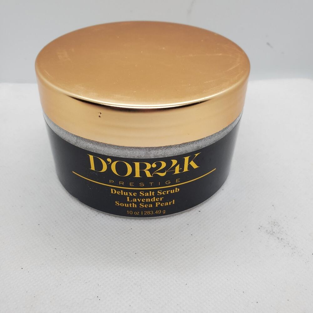 D'OR Prestige Deluxe Body Salt Scrub Lavender 10 oz Sealed NEW